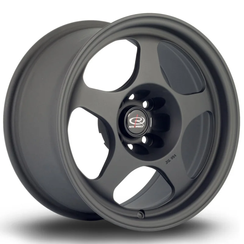 Juego de 4 Llantas ROTA SLIP Negro mate - 7