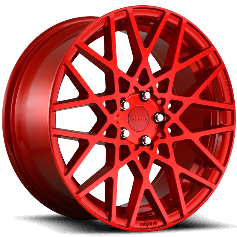 Juego de 4 Llantas Rotiform BLQ Candy Red - 8
