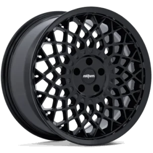 Juego de 4 Llantas Rotiform CJJ Negro brillo - 10