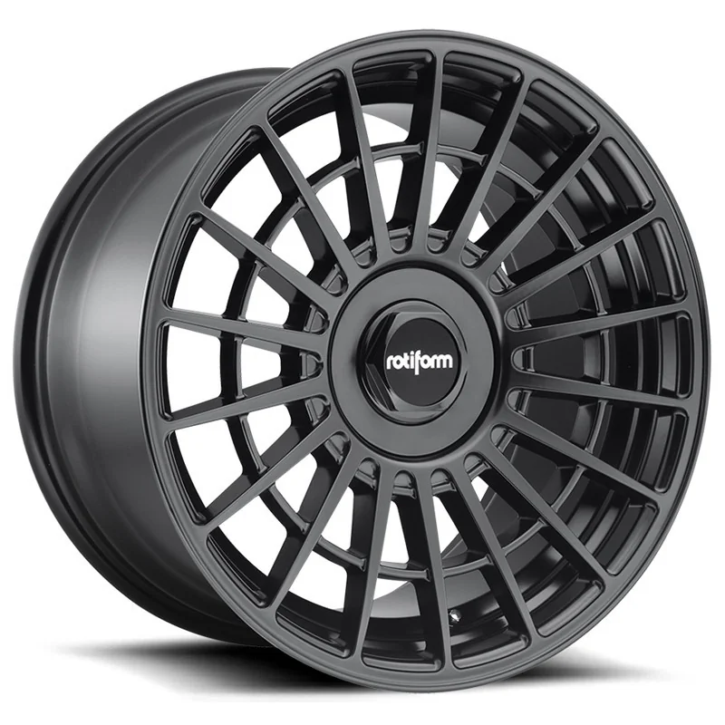 Juego de 4 Llantas Rotiform LAS-R Negro mate - 8