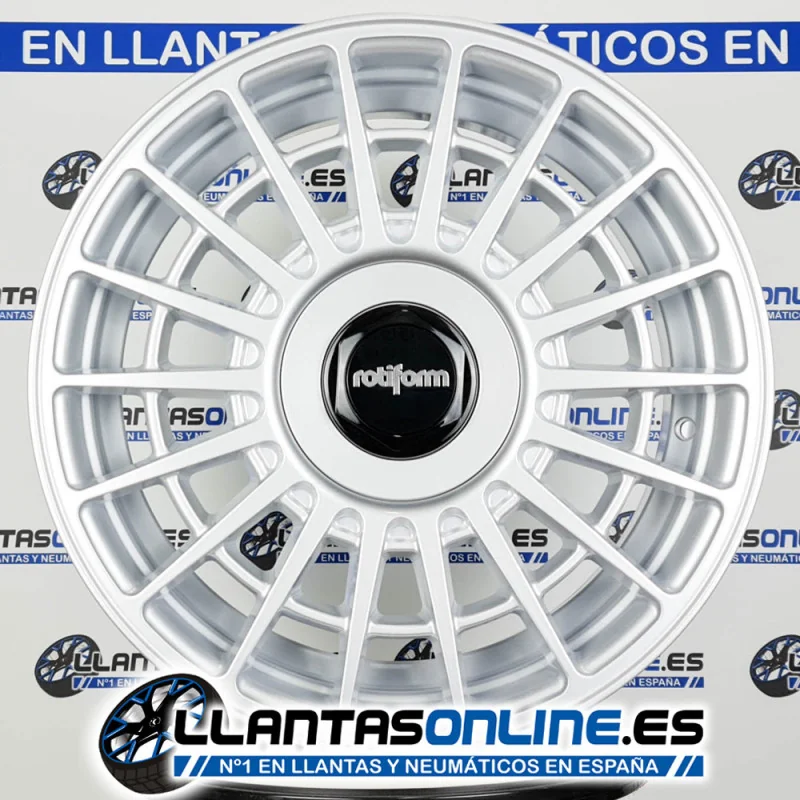 Juego de 4 Llantas Rotiform LAS-R Plata 8