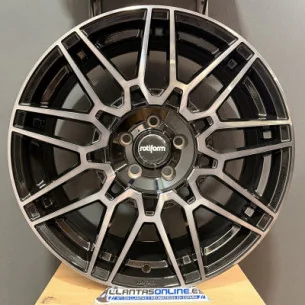 Juego de 4 Llantas Flowforming Rotiform TDX Negro-pulido tintado 8