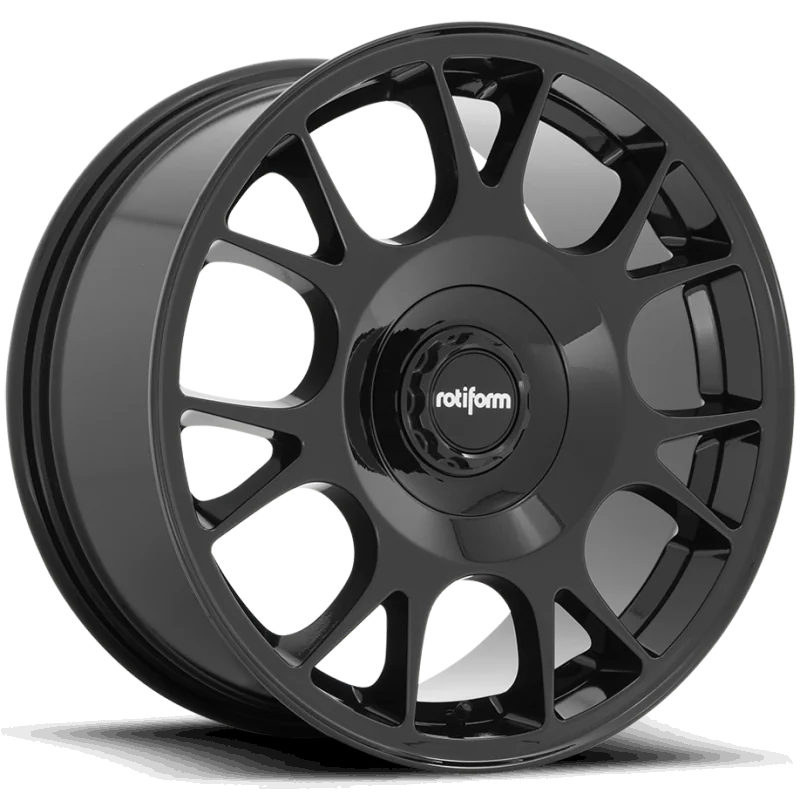 Juego de 4 Llantas Rotiform TUF-R Negro brillo - 9
