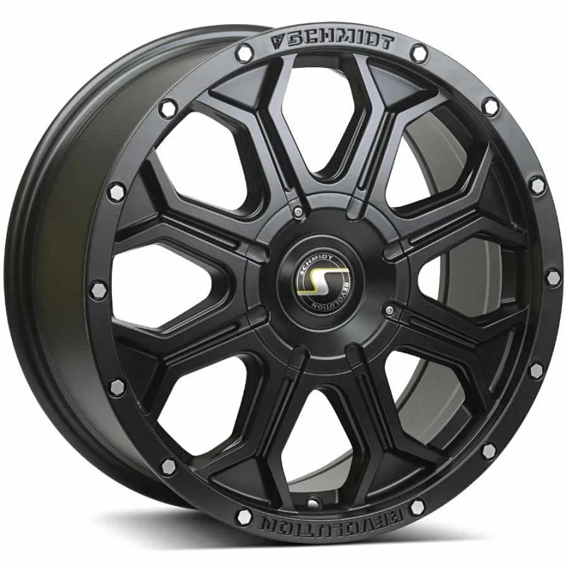 Juego de 4 Llantas reforzadas SCHMIDT 18HDX Negro satinado - 8