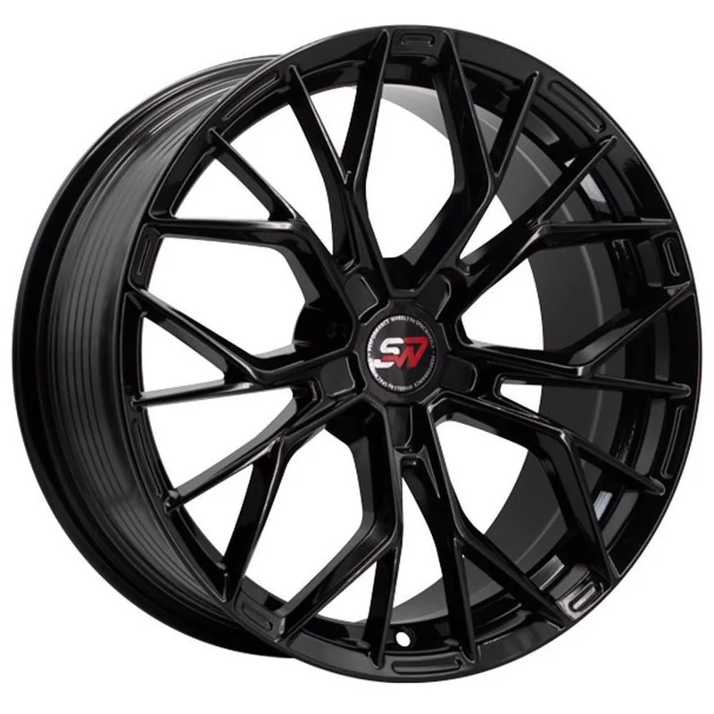 Juego de 4 Llantas SpacWheels PW33 Negro brillo - 7