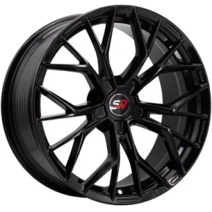Juego de 4 Llantas SpacWheels PW33 Negro brillo - 9
