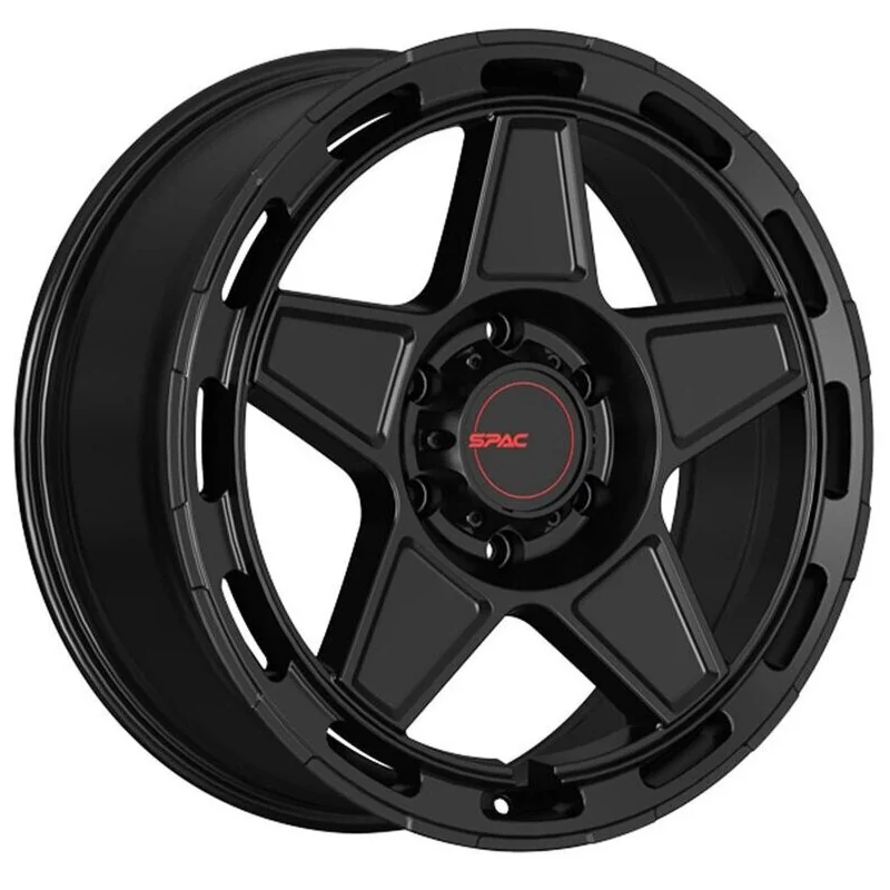 Juego de 4 Llantas SpacWheels VWF2 Negro mate - 8
