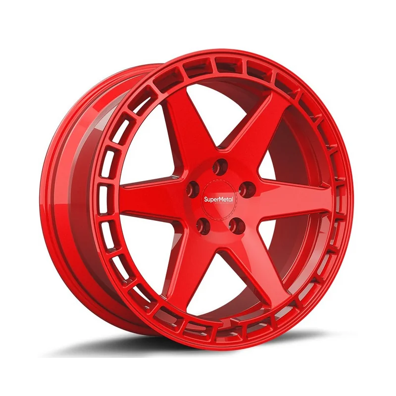 Juego de 4 Llantas reforzadas SUPERMETAL CHARGER Rojo - 9
