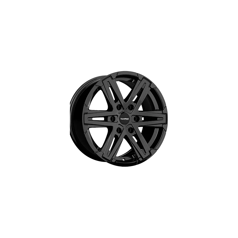 Juego de 4 Llantas reforzadas SUPERMETAL COMPASS Negro brillo - 8