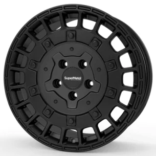Juego de 4 Llantas reforzadas SUPERMETAL RIG Negro mate - 6