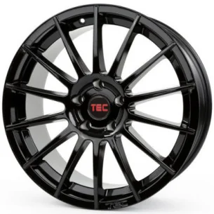 Juego de 4 Llantas TEC SPEEDWHEELS AS2 Negro Brillo - 7