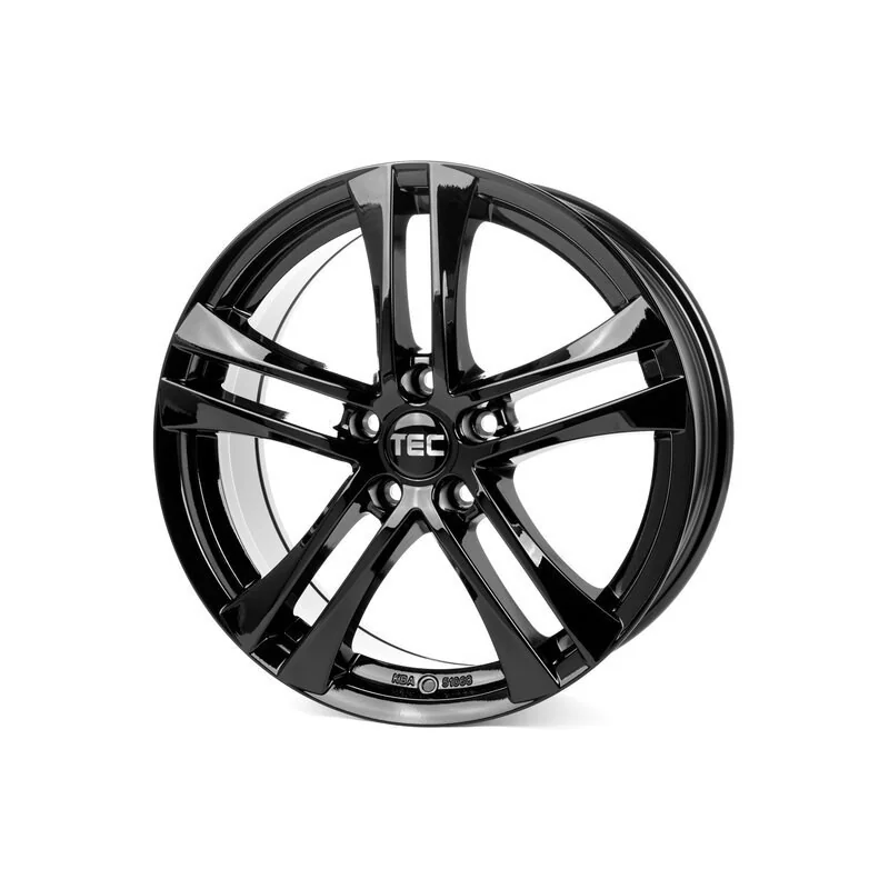 Juego de 4 Llantas TEC SPEEDWHEELS AS4 Negro brillo - 8