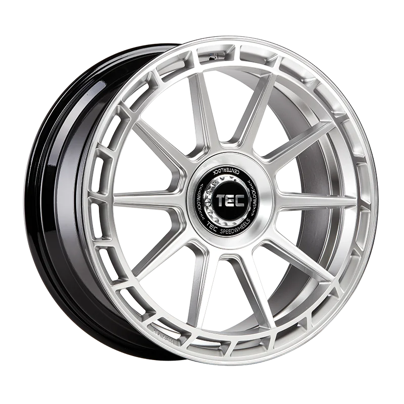 Juego de 4 Llantas TEC SPEEDWHEELS GT8 Central Lock Plata - 8