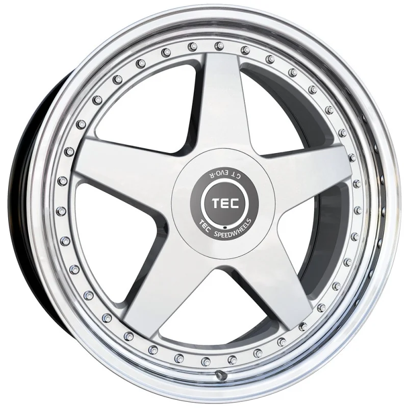 Juego de 4 Llantas TEC SPEEDWHEELS GT EVO R Plata/pulido - 8