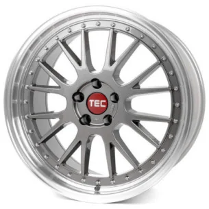 Juego de 4 Llantas TEC SPEEDWHEELS GT EVO Titanio/pulido - 8