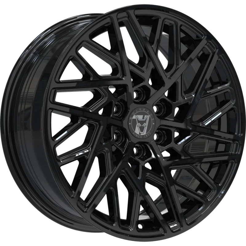Juego de 4 Llantas Wolfrace 71 SONIC GT6 Gloss Raven Black - 8