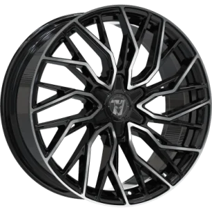 Juego de 4 Llantas Wolfrace 71 VOODOO GT6 Gloss Raven Black-polished - 8