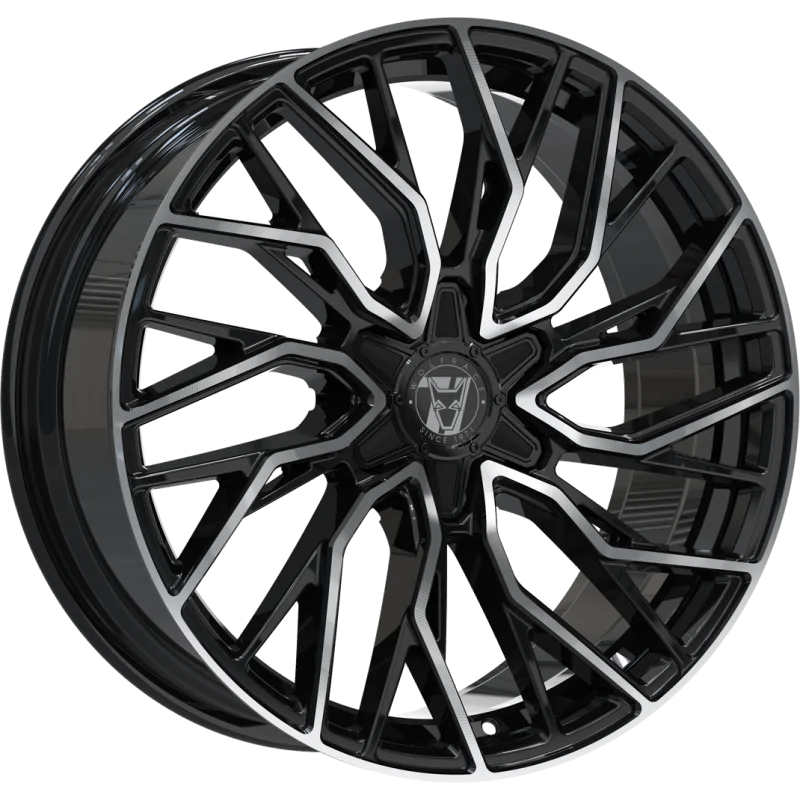 Juego de 4 Llantas Wolfrace 71 VOODOO GT6 Gloss Raven Black-polished - 8