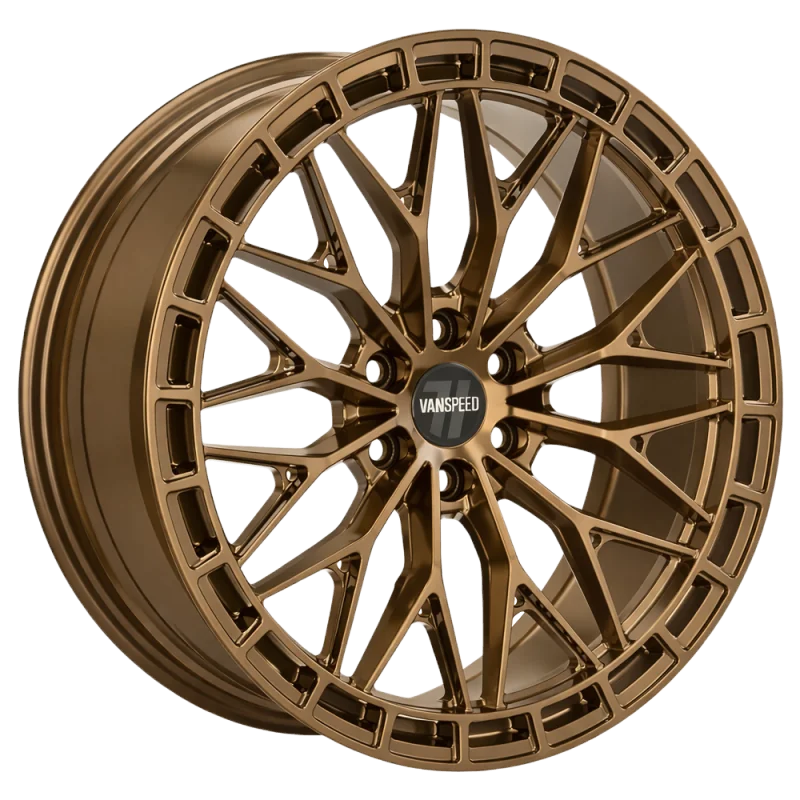 Juego de 4 Llantas Wolfrace Vanspeed BAYERN V7 Bronce - 8