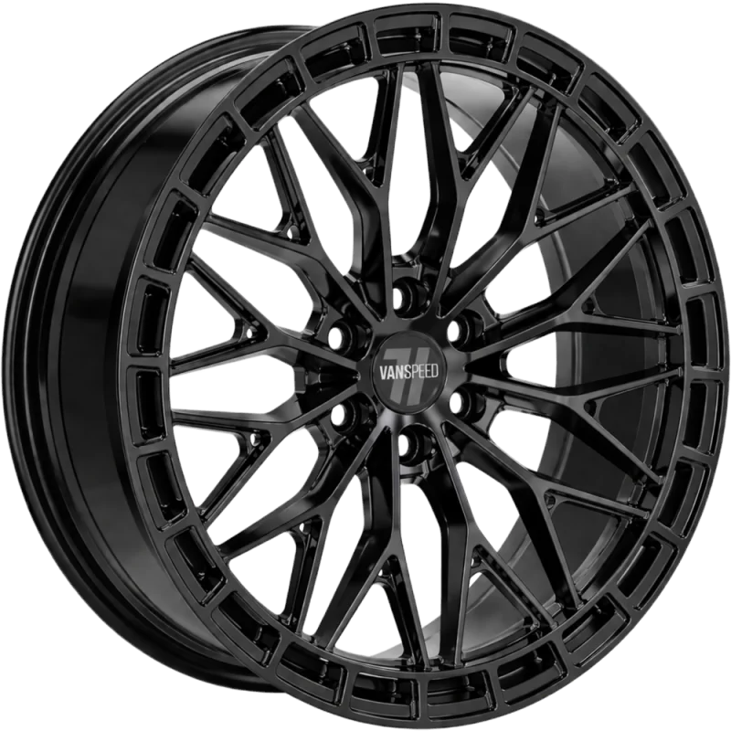 Juego de 4 Llantas Wolfrace Vanspeed BAYERN V7 Gloss Raven black - 8