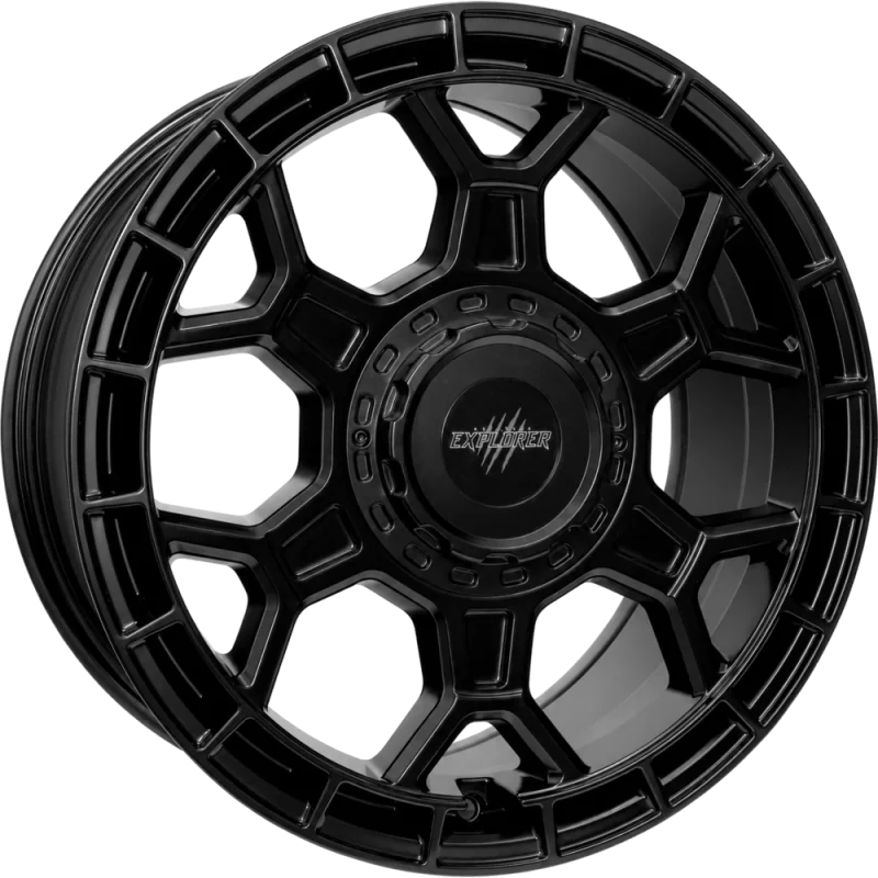 Juego de 4 Llantas Wolfrace Explorer BLACK WOLF ONE Gloss black - 8