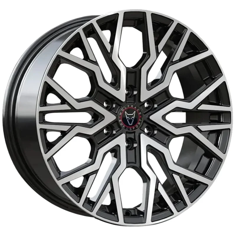 Juego de 4 Llantas Wolfrace Eurosport MUNICH SUPER 6 Gloss black polished - 7
