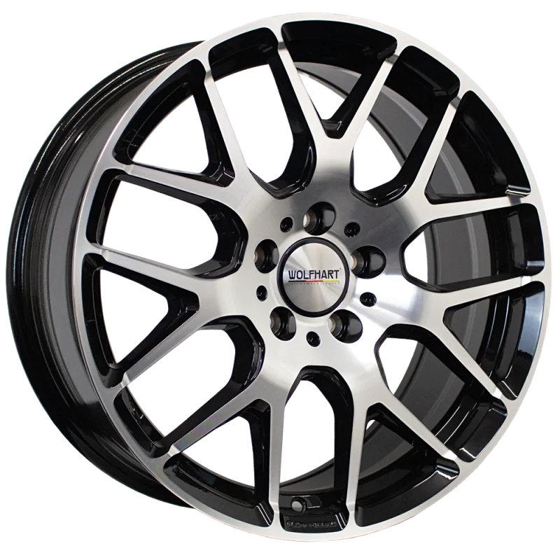 Juego de 4 Llantas Flowforming Wolfrace Wolfhart MUNICH 3 Gloss Black polished - 8