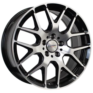 Juego de 4 Llantas Flowforming Wolfrace Wolfhart MUNICH 3 Gloss Black polished - 8