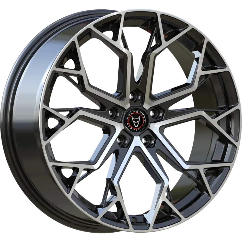 Juego de 4 Llantas Wolfrace Eurosport ROADSTAR Gloss black-polished - 8