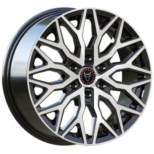 Juego de 4 Llantas Wolfrace Eurosport WOLFSBURG SUPER 6 Gloss black polished - 7