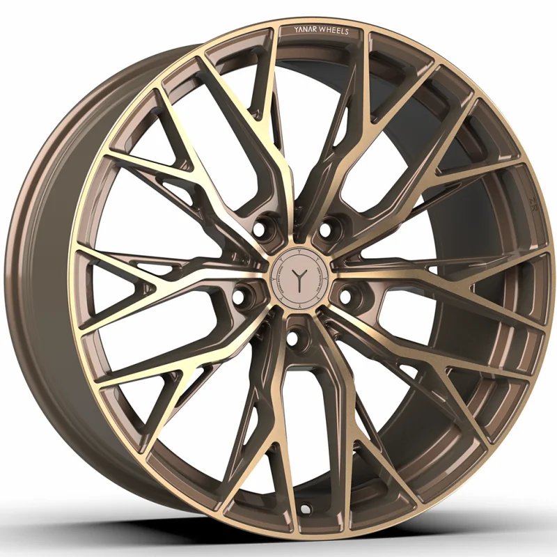 Juego de 4 Llantas Flow Forming Yanar wheels DNZ-20 Bronce/pulido - 10