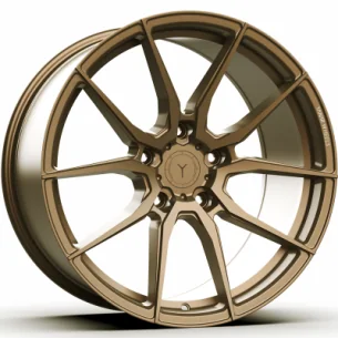 Juego de 4 Llantas Flow Forming Yanar wheels FF17 Bronce satinado - 8