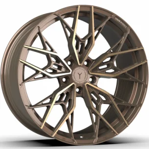 Juego de 4 Llantas Flow Forming Yanar wheels GRO-050 Bronce/pulido - 8