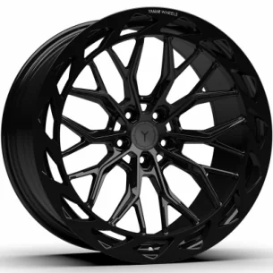 Juego de 4 Llantas Flow Forming Yanar wheels ZWO-038 Negro brillo - 10