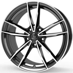 Juego de 4 Llantas ULTRA Wheels UA24 BAY Black-polished - 8