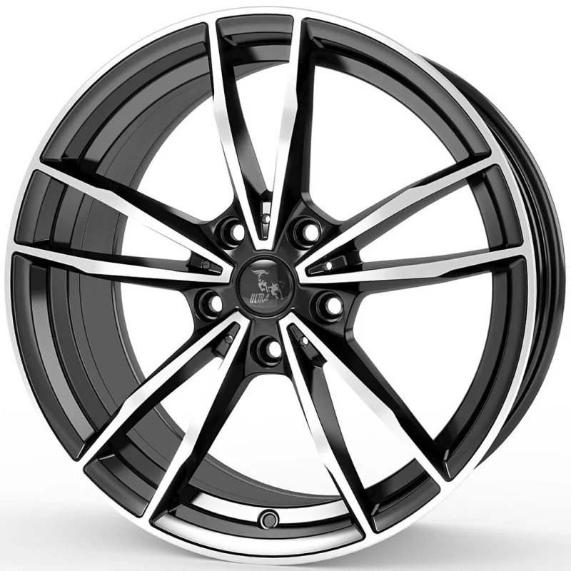 Juego de 4 Llantas ULTRA Wheels UA24 BAY Black-polished - 8