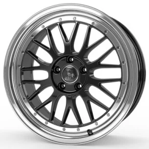 Juego de 4 Llantas ULTRA Wheels UA3 LM Negro-Pulido - 8