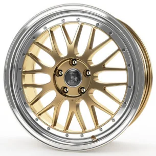 Juego de 4 Llantas ULTRA Wheels UA3 LM Dorado-Pulido - 8