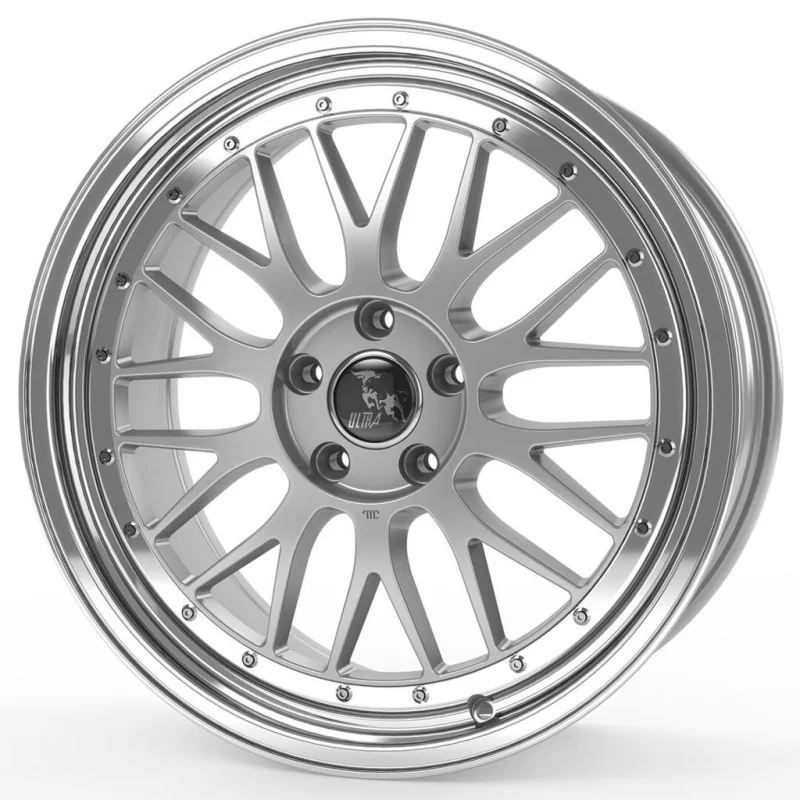 Juego de 4 Llantas ULTRA Wheels UA3 LM Plata-Pulido - 8