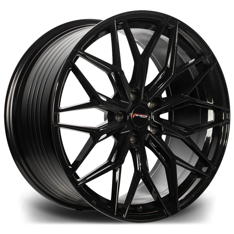 Juego de 4 Llantas Flowforming VELOCITY VF8 Negro brillo - 8