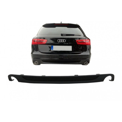 Difusor trasero Audi A6 C7 Sedan look S6