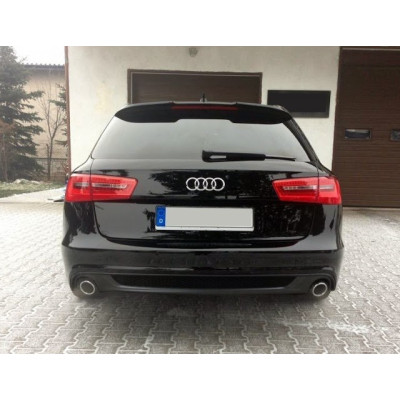 Difusor trasero Audi A6 C7 Sedan look S6