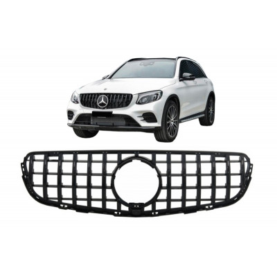 Parrilla frontal Mercedes GLC tipo Panamericana Negra