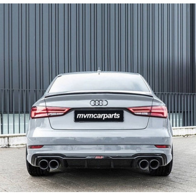 Aleron spoiler trasero Sline Audi A3 8V Sedan Negro Brillo