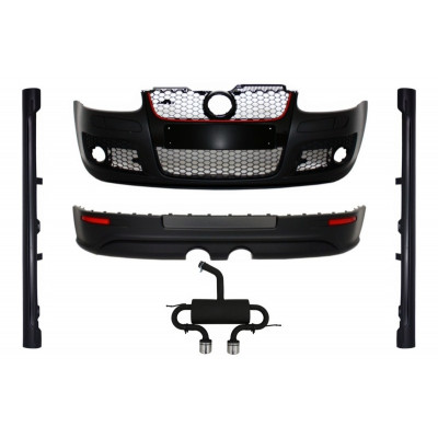 Kit de Carroceria para VW Golf MK5 Golf 5 GTI R32 Look + Sistema de escape