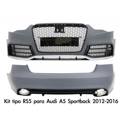 Kit completo tipo RS5 para Audi A5 Sportback 2012-2016