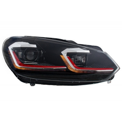 Faros delanteros Led Volkswagen Golf VI 6 Look 7.5 Red Edition