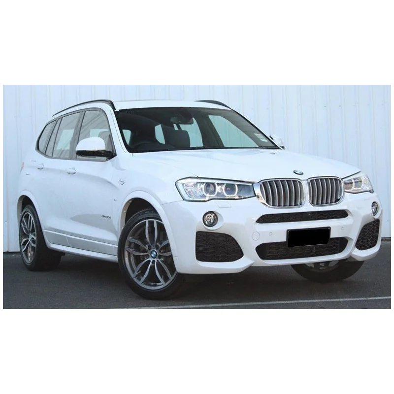 Protezione Battivaligia Soglia Paraurti Posteriore In ABS - Compatibile Con BMW X3 F25 (Restyling 06/2014-), Colore Nero