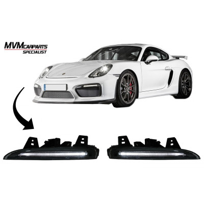 Focos luz diurna DRL para Porsche Boxter y Cayman 981