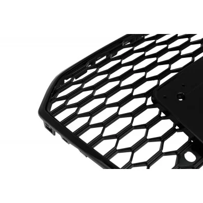 Parrilla frontal para Audi A6 C7 2016-2018 look RS6 Negra Brillo